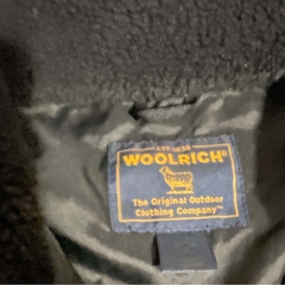 VINTAGE Woolrich Multi Ombre 17165 Rainbow Wool Barn Coat Size Medium - Picture 14 of 16